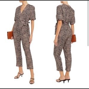 #11 - JOIE Wrap-effect Tiger Print Prisha Jumpsuit, XS